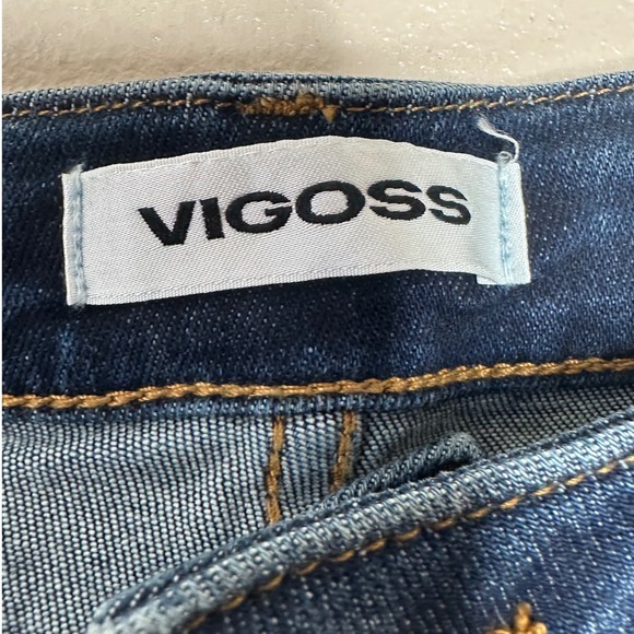 VIGOSS NWT Lana Jeans Button Fly Stretch Boot Cut‎ Medium Wash Plus Size 20W - Picture 5 of 9